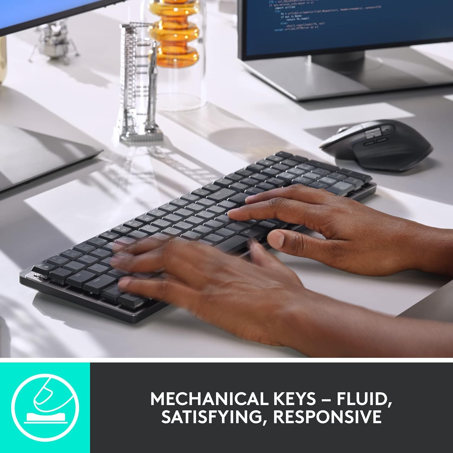 Logitech MX Mechanical Wireless Illuminated Performance Keyboard