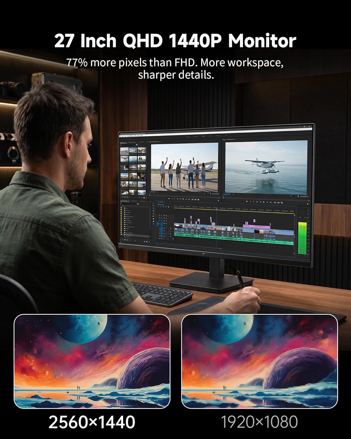 KTC 27 Inch QHD Computer Monitor
